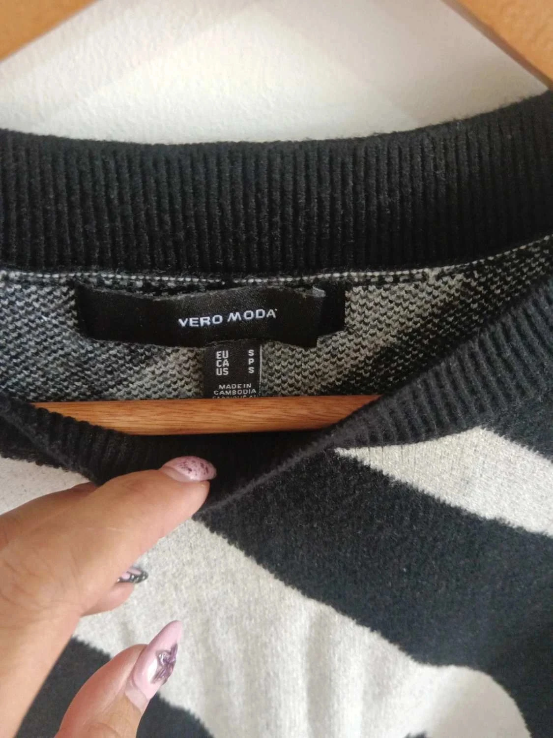 C133 black/white Vero moda sweater S – photo 2